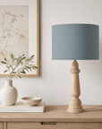 Plain Petrol Blue Lampshade – Handmade UK, Ceiling or Table Lamp Shade | Made to Order