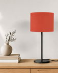 Plain Rust Red Lampshade – Handmade UK, Ceiling or Table Lamp Shade | Made to Order