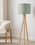 Plain Sage Green Lampshade – Handmade UK, Ceiling or Table Lamp Shade | Made to Order