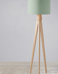 Plain Sage Green Lampshade – Handmade UK, Ceiling or Table Lamp Shade | Made to Order