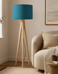 Plain Teal Lampshade – Handmade UK, Ceiling or Table Lamp Shade | Made to Order