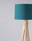 Plain Teal Lampshade – Handmade UK, Ceiling or Table Lamp Shade | Made to Order