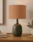 Plain Toffee Lampshade – Handmade UK, Brown Ceiling or Table Lamp Shade | Made to Order