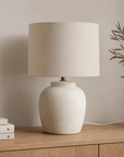 Plain Warm Sand Lampshade – Handmade UK, Beige Ceiling or Table Lamp Shade | Made to Order