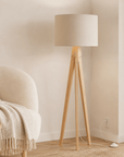 Plain Warm Sand Lampshade – Handmade UK, Beige Ceiling or Table Lamp Shade | Made to Order