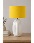 Plain Yellow Lampshade – Handmade UK, Ceiling or Table Lamp Shade | Made to Order