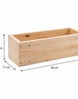 Wooden Playhouse Planter Box Accessory