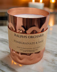 Premium copper tin candles, elegant luxury scented soy candles, hand-poured in England, cruelty-free eco-friendly, best-selling home decor by Ralph's Orchard at brixbailey.com