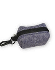 Poo Bag Holder - Tweed Blue