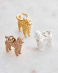 Poodle Silver Dog Charm