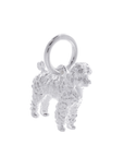 Poodle Silver Dog Charm