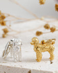 Poodle Silver Dog Charm