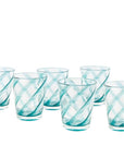 Poolside Gossip - Translucent Turquoise Acrylic Tumbler x 6