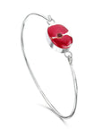 Poppy Oval Bangle