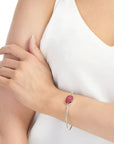 Poppy Oval Bangle
