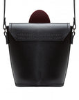 Handmade Leather Daisy Barrel Bag - Poppy - Red