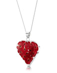 Poppy Heart Large Pendant Necklace