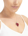 Poppy Heart Large Pendant Necklace