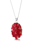Poppy Oval Large Pendant Necklace