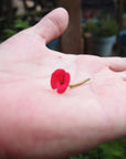 Poppy Oval Large Pendant Necklace