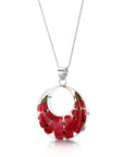 Poppy Round Pendant Necklace
