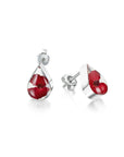 Poppy Teardrop Stud Earrings