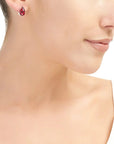Poppy Teardrop Stud Earrings