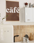 Cafe Wall Poster in 50x70 cm Size