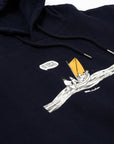 Premium Navy Cotton Hoodie