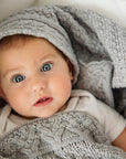 Warmest Baby Blanket - 100% Merino Wool for Autumn & Winter | Soft, Breathable & Hypoallergenic by Lullalove UK at brixbailey.com