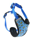 Pressure Free Dog Harness in Blue Graffiti