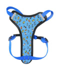 Pressure Free Dog Harness in Blue Graffiti