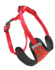 Comfortable Red Graffiti Dog Harness