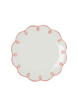 Pretty in Pink Scalloped Side Plates - Set of 4