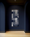 Bauhaus Geometric Concrete Effect Tapestry