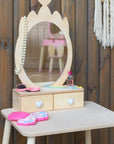 Enchanted Princess Vanity Table with Mirror