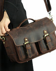 The Faust Leather Camera Bag | Crossbody Vintage Camera Messenger Bag