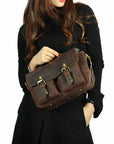 The Faust Leather Camera Bag | Crossbody Vintage Camera Messenger Bag