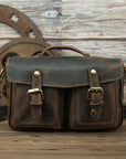 The Faust Leather Camera Bag | Crossbody Vintage Camera Messenger Bag