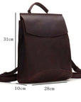 The Gyda Backpack | Vintage Leather Travel Backpack