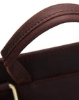 Premium Gyda Backpack, vintage leather laptop backpack, stylish crazy horse leather, ergonomic adjustable straps, best-selling travel bag by Steel Horse Leather at brixbailey.com