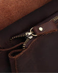 Gyda Backpack, premium vintage leather backpack for laptops, stylish travel bag, handcrafted crazy horse leather, best-selling unisex bag by Steel Horse Leather at brixbailey.com