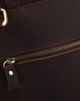 Premium Gyda Backpack, vintage leather laptop backpack, stylish crazy horse leather, ergonomic straps, spacious and durable by Steel Horse Leather at brixbailey.com
