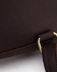 Gyda Backpack, premium vintage leather backpack for laptop, books, and travel, stylish and durable crazy horse leather by Steel Horse Leather at brixbailey.com