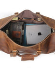 The Dagny Weekender | Large Leather Duffle Bag -