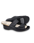 Professional Heel-Cushioned Sandals - Black