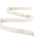 Protective Roll Bumper for Baby Crib – Ecru