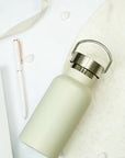 Stylish Beige Stainless Steel Water Bottle 350ml