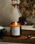 Pumpkin Spice Scented Candle With Lid