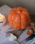 Pumpkin Wax Melt Burner - Orange